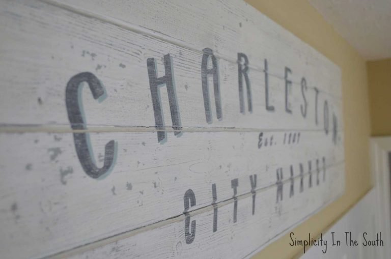 DIY Vintage Charleston Sign Tutorial