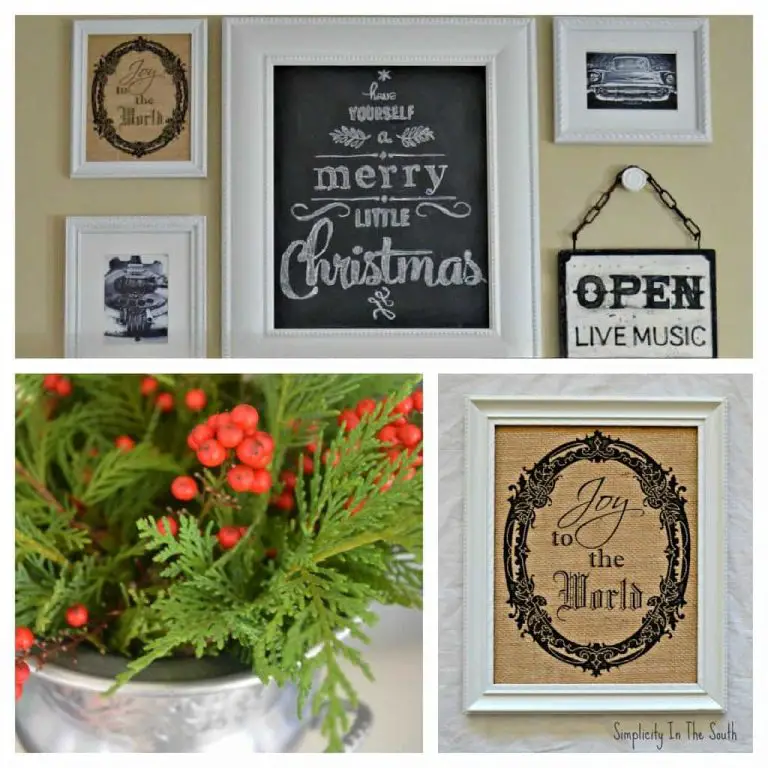 {Almost} Free Christmas Art for Our Gallery Wall