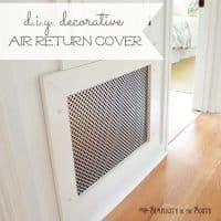 How to Make a Decorative Air Return Vent Cover