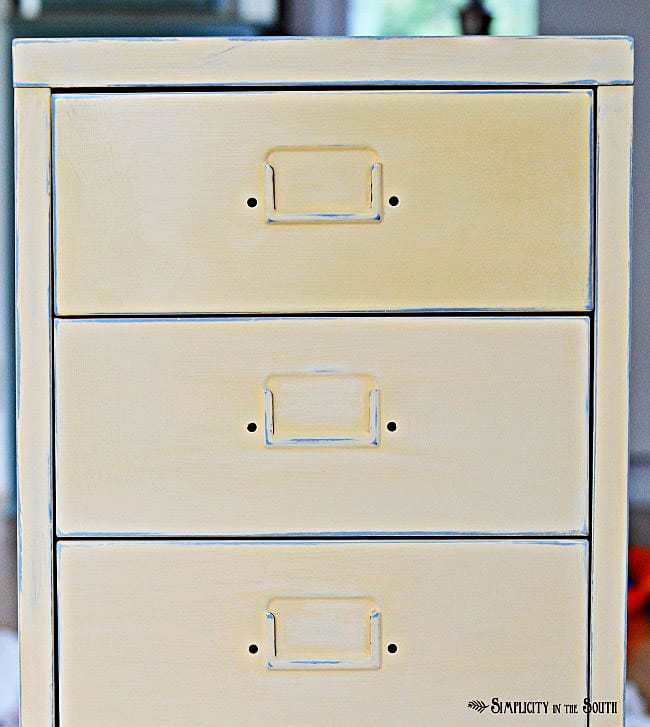 Ikea Helmer unit with Annie Sloan Paint in Arles copy