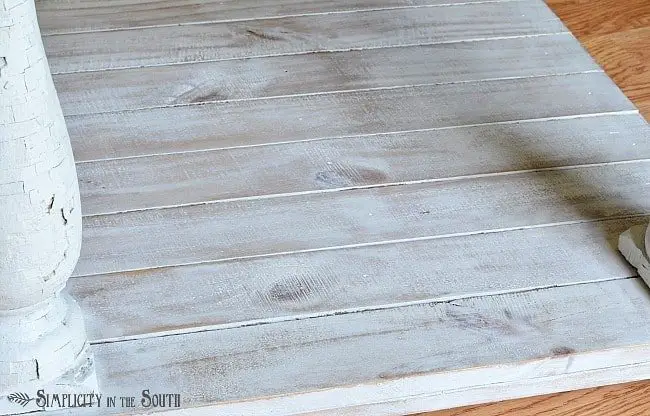 How to use milk paint to get a limed paint finish