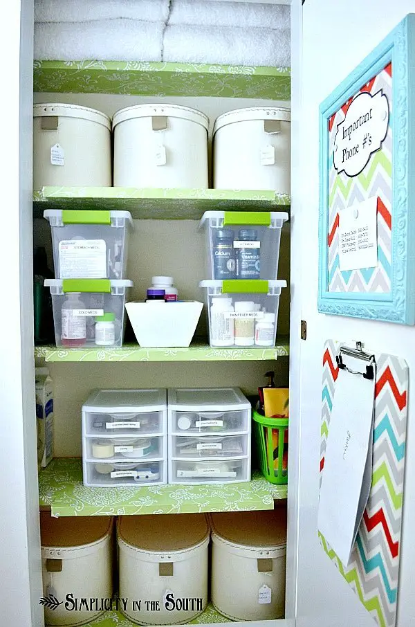 Hall Closet Organization: small home / BIG IDEAS – Simplicity in the South