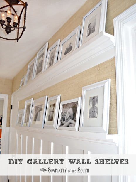 DIY Gallery Wall Shelves That Even a Beginner Carpenter Could Make