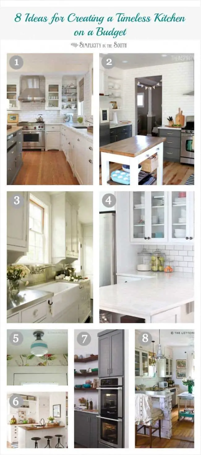 8 tips for creating a timeless dream kitchen on a budget.