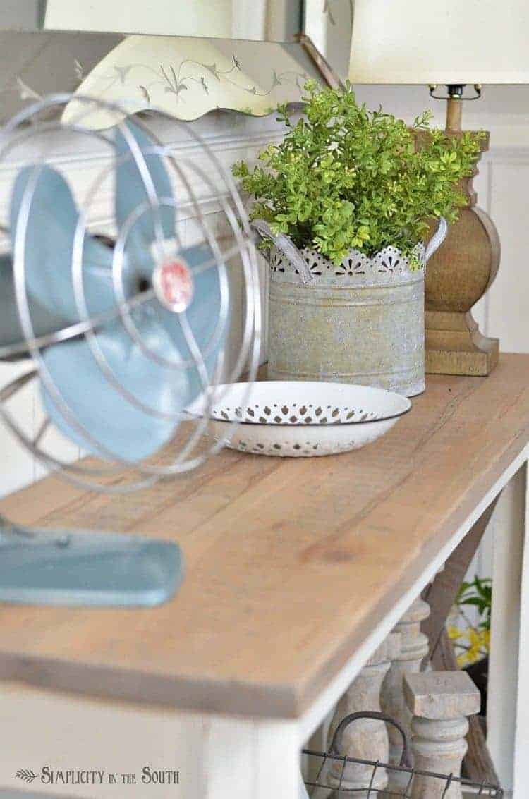 Spring Home Tour- foyer table