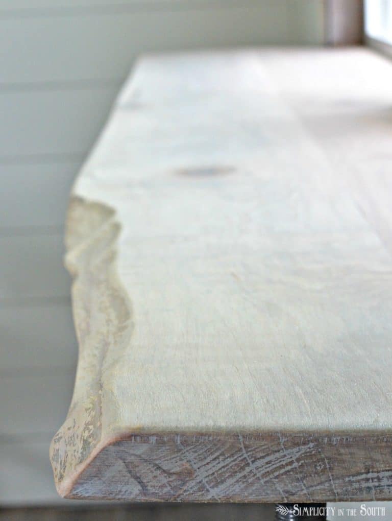 DIY Live Edge Wood Bar & An Easy Way to Join Wood Planks Using Basic Tools (Video Tutorial)
