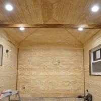 ORC Week 3: The Cottage Guest Shed Shiplap Walls, Painting & Lighting
