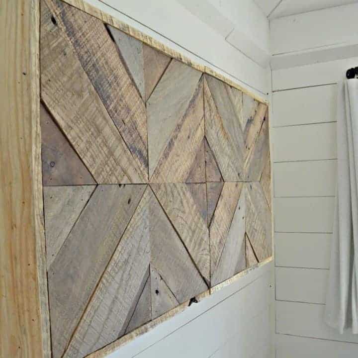 DIY Reclaimed Wood Sliding TV Cover: Now You See It. Now You Don't