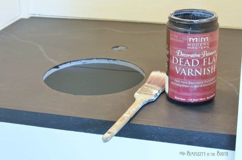 How to make faux soapstone with paint step 13