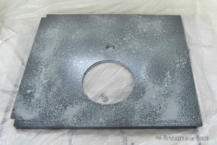 How to make faux soapstone with paint step 4