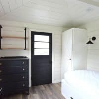 Progress with the Modern Farmhouse Cottage Guest Shed: One Room Challenge Week 5