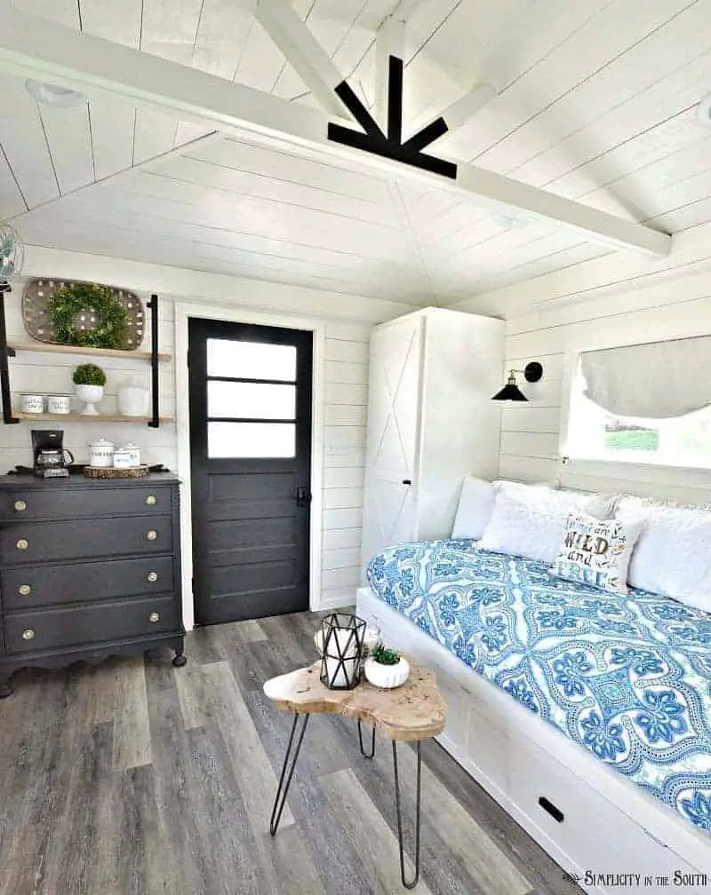 The cottage guest shed reveal