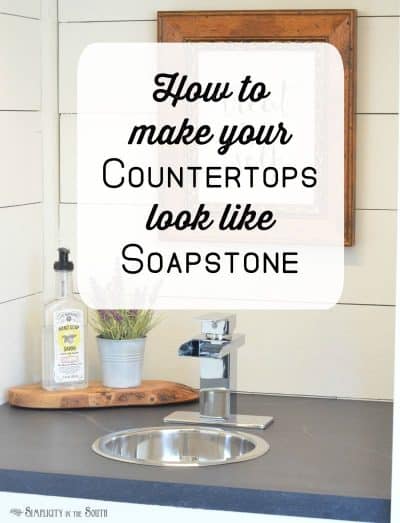 how to make your countertops look like soapstone with paint