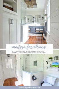 master bathroom remodel reveal