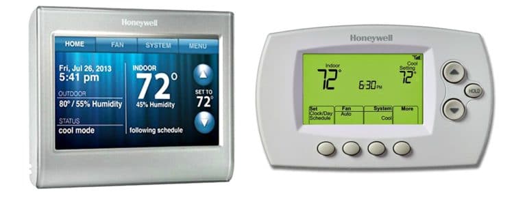 Programmable wifi thermostats