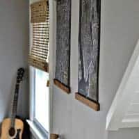 Cheap and Easy DIY Wooden Poster Hangers