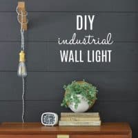 Make a Simple Wooden DIY Wall Light for $25