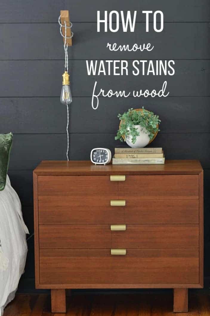 How to Remove Water Stains From Wood Furniture