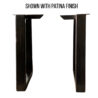 2x1 bench legs with patina finish.jpg