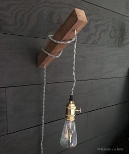 How to make a simple modern industrial wall light