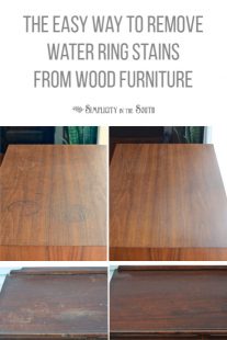 Remove Water Stains From Wood Furniture, How To Get White Water Marks Off Wood Furniture