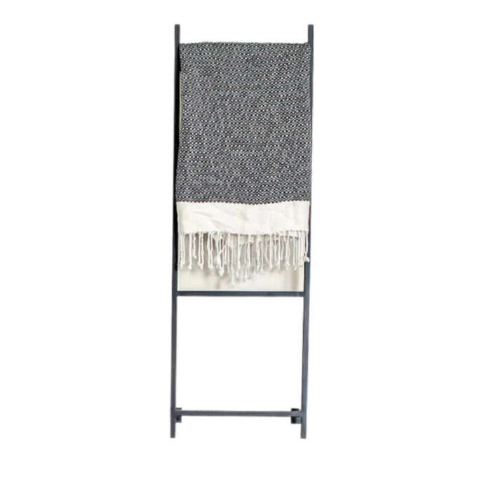 Steel blanket or towel wall mounted ladder