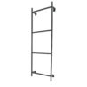 Steel blanket or towel wall mounted ladder side view