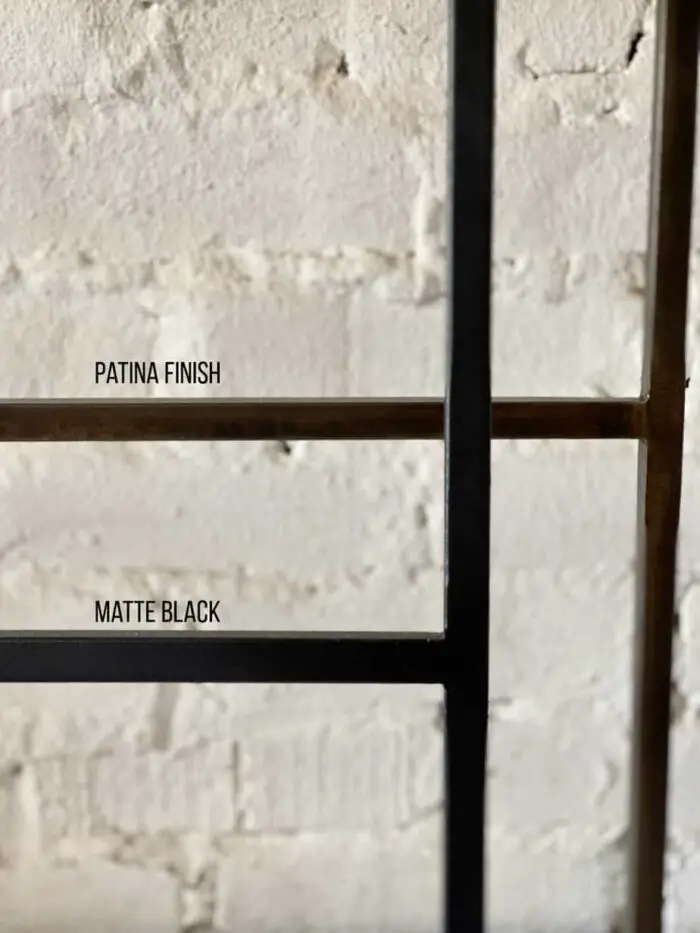 Patina vs matte black ladders